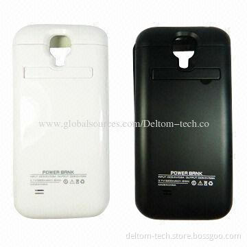 3,300mAh fully enclosed protective backup battery case, charge for Samsung S4